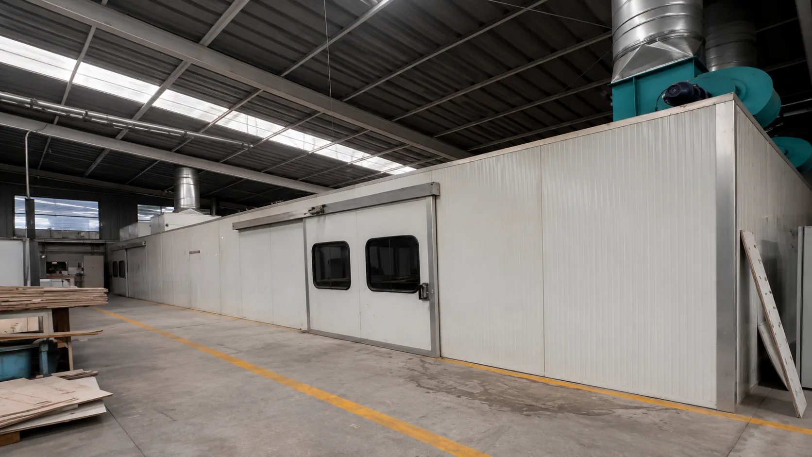 Cabina y máquina de barniz - fotografía 1